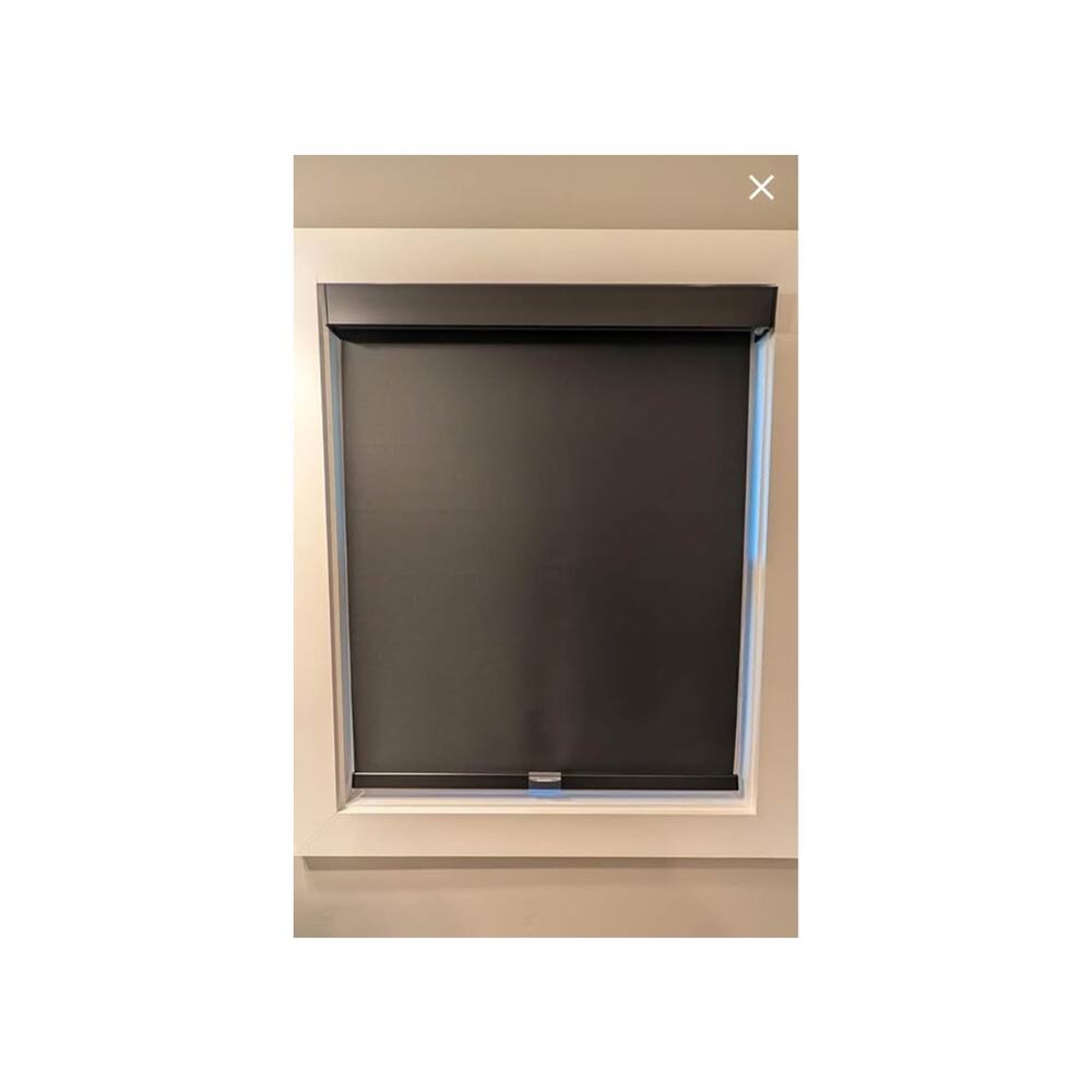 Aosky Cordless Blackout Roller Shades (31”Wx72”H) Black - New